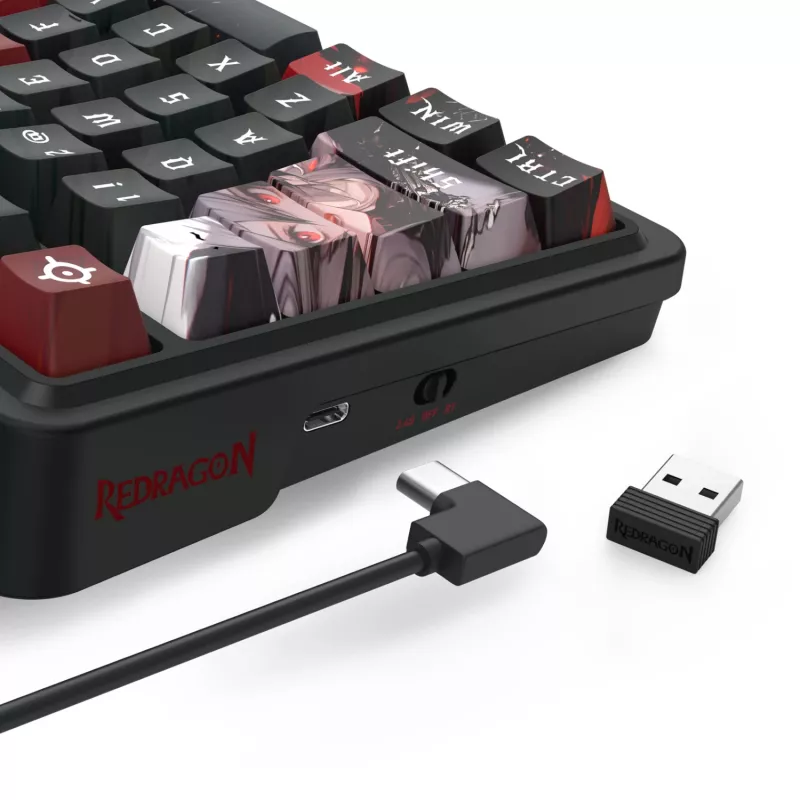 Redragon ARTEMIS PRO K719AK-RGB-PRO 75% Tri-Mode μηχανικό gaming πληκτρολόγιο