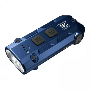 Nitecore TIP3 φακός μπρελόκ, μπλε, 720 Lumen