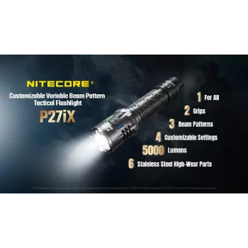 Nitecore P27iX 5000 Lumen Τακτικός Φακός