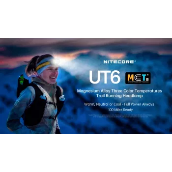 NITECORE UT6 Φακός Κεφαλής 1600 Lumen