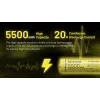 Nitecore NL2155HP 21700 Μπαταρία Li-ion 5500mAh 3.6V Button Top Protected