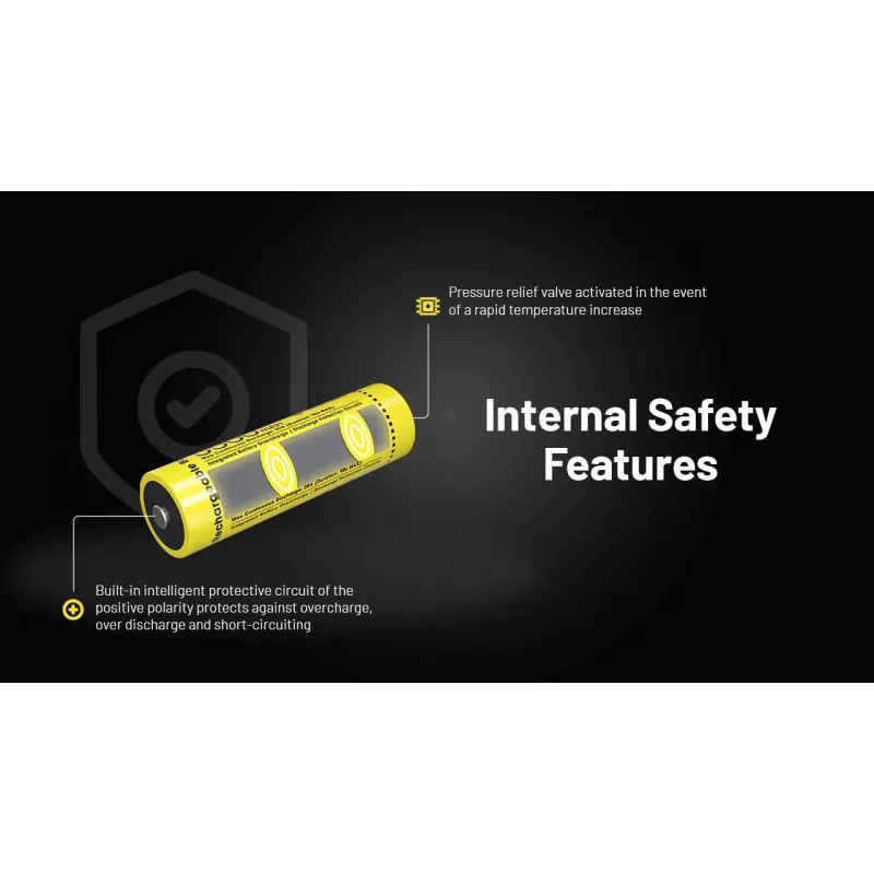 Nitecore NL2155HP 21700 Μπαταρία Li-ion 5500mAh 3.6V Button Top Protected
