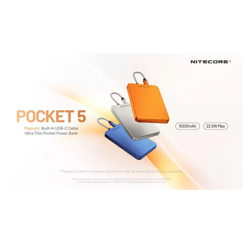 Nitecore Powerbank POCKET 5 Μπλε