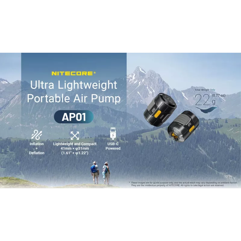 Nitecore AP01 Ηλεκτρική Αντλία