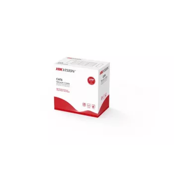 Hikvision DS-1LN6-UE-W Cat6 UTP καλώδιο εγκατάστασης 305m γκρι