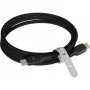 Motorola σιλικονούχο καλώδιο USB-C σε USB-C 2m 100W 5A μαύρο