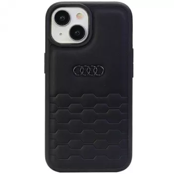 Audi GT Σκληρή θήκη από τεχνητό δέρμα για iPhone 15 Plus / 14 Plus 6,7 inch - μαύρο