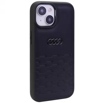 Audi GT Σκληρή θήκη από τεχνητό δέρμα για iPhone 15 Plus / 14 Plus 6,7 inch - μαύρο