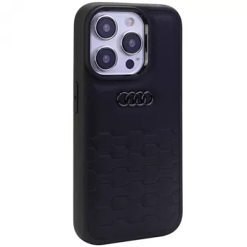 Audi GT Σκληρή θήκη από τεχνητό δέρμα για Apple iPhone 15 Pro Max 6,7 inch μαύρο