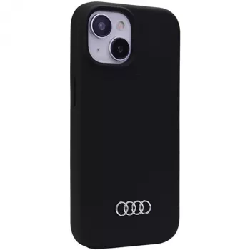Audi Θήκη σιλικόνης για iPhone 15 Plus / 14 Plus 6,7 inch μαύρη σκληρή θήκη AU-LSRIP15M-Q3/D1-BK