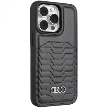 Audi θήκη από συνθετικό δέρμα MagSafe για iPhone 13 Pro Max 6,7 μαύρο