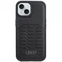 Audi Σκληρή θήκη MagSafe από τεχνητό δέρμα για iPhone 15 Plus / 14 Plus 6,7 inch - μαύρο