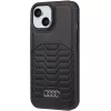 Audi Σκληρή θήκη MagSafe από τεχνητό δέρμα για iPhone 15 Plus / 14 Plus 6,7 inch - μαύρο