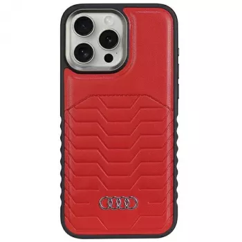 Audi θήκη από συνθετικό δέρμα MagSafe για iPhone 14 Pro Max 6,7 - κόκκινο
