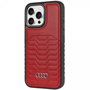 Audi θήκη από συνθετικό δέρμα MagSafe για iPhone 14 Pro Max 6,7 - κόκκινο