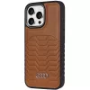 Audi Kunstleder MagSafe θήκη σκληρή για Apple iPhone 15 Pro Max 6,7 inch καφέ