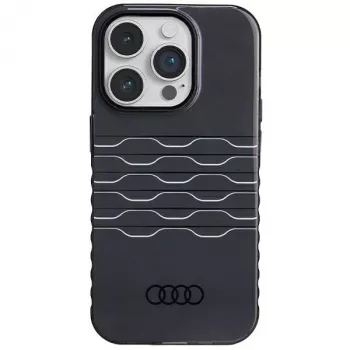 AUDI θήκη IML MagSafe για iPhone 14 Pro 6.1 μαύρη σκληρή θήκη AU-IMLMIP14P-A6/D3-BK