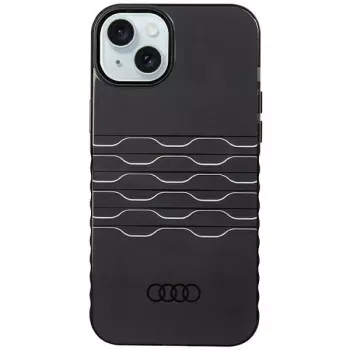 Audi θήκη IML MagSafe για iPhone 15 Plus / 14 Plus 6.7 μαύρη σκληρή θήκη