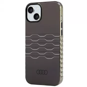Audi θήκη IML MagSafe για iPhone 15 Plus / 14 Plus 6.7 μαύρη σκληρή θήκη