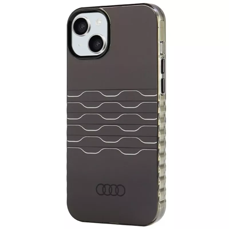 Audi θήκη IML MagSafe για iPhone 15 Plus / 14 Plus 6.7 μαύρη σκληρή θήκη
