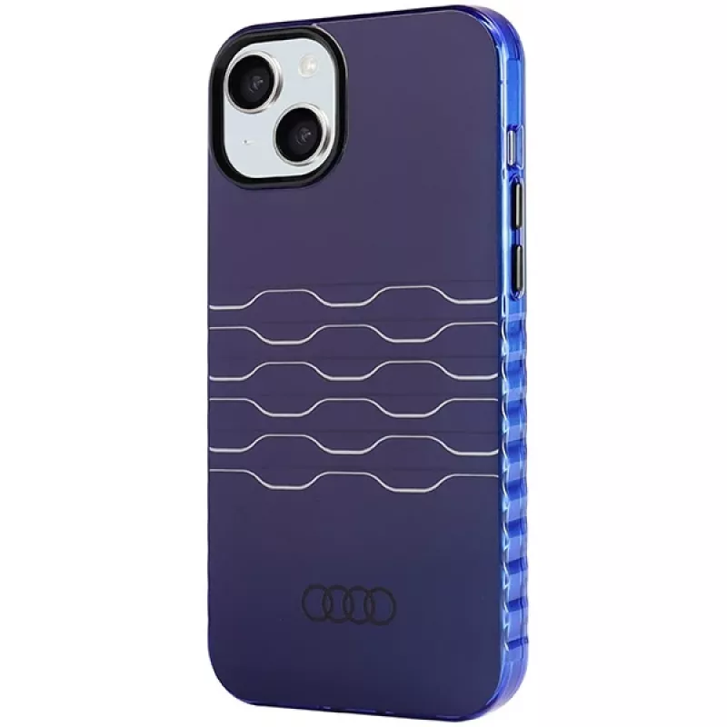 Audi θήκη IML MagSafe για iPhone 15 Plus / 14 Plus 6.7 Navy Blue σκληρή θήκη