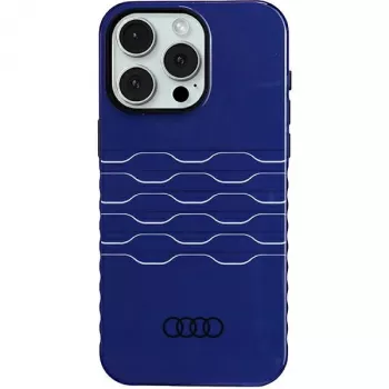 Audi IML MagSafe θήκη για iPhone 15 Pro Max 6,7 inch Navy Blue σκληρή θήκη