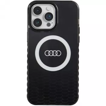 Audi IML Big Logo MagSafe θήκη για iPhone 14 Pro Max 6,7 inch μαύρο σκληρή θήκη