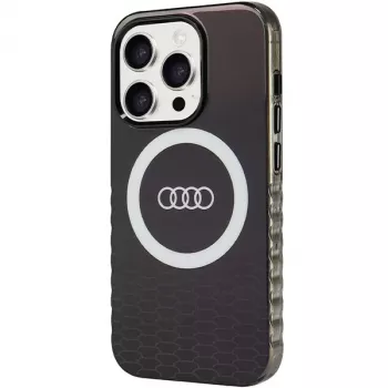 Audi IML Big Logo MagSafe θήκη για iPhone 15 Pro 6,1 inch μαύρο σκληρή θήκη