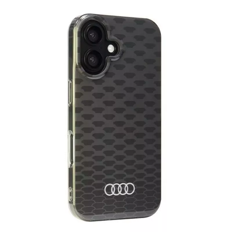Audi IML Stitching Pattern MagSafe Σκληρή Θήκη για Apple iPhone 16 6,1 ίντσες - Μαύρη