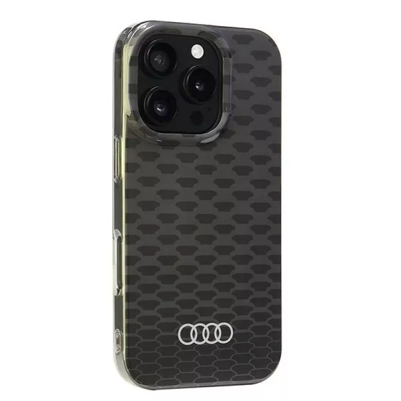 Audi IML Stitching Pattern MagSafe Σκληρή Θήκη για Apple iPhone 16 Pro 6,3 ίντσες Μαύρη