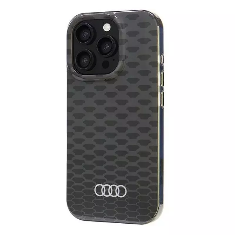 Audi IML Stitching Pattern MagSafe Σκληρή Θήκη για Apple iPhone 16 Pro 6,3 ίντσες Μαύρη