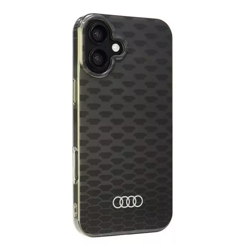 Audi IML Stitching Pattern MagSafe Σκληρή Θήκη για Apple iPhone 16 Plus 6,7 ίντσες Μαύρη