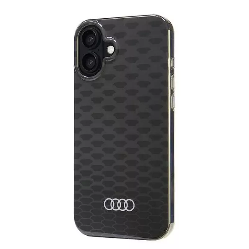 Audi IML Stitching Pattern MagSafe Σκληρή Θήκη για Apple iPhone 16 Plus 6,7 ίντσες Μαύρη
