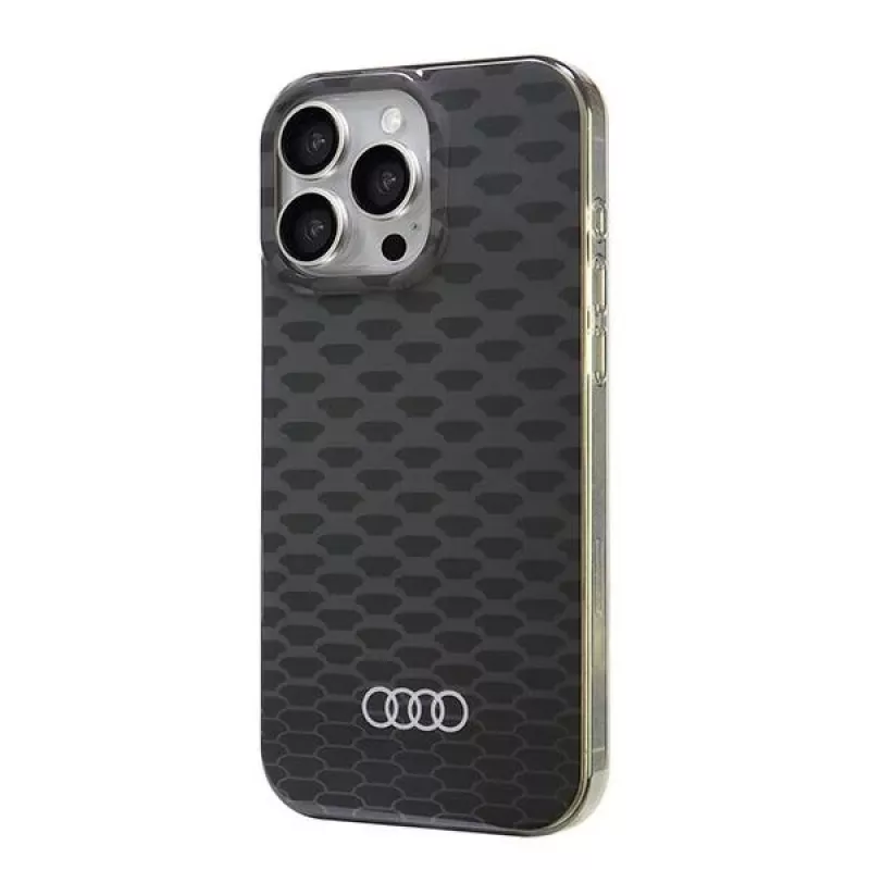 Audi IML Stitching Pattern MagSafe Σκληρή Θήκη για Apple iPhone 16 Pro Max 6,9 ίντσες - Μαύρη