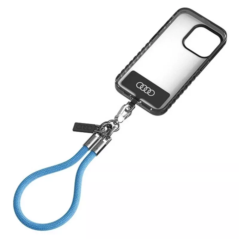 Audi Universal Phone Lanyard 28cm 8mm Μπλε AU-HSL8-R8/D1-BE