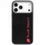 Θήκη Audi R8 ανθρακονημάτων MagSafe για Apple iPhone 17 Pro Max μαύρη