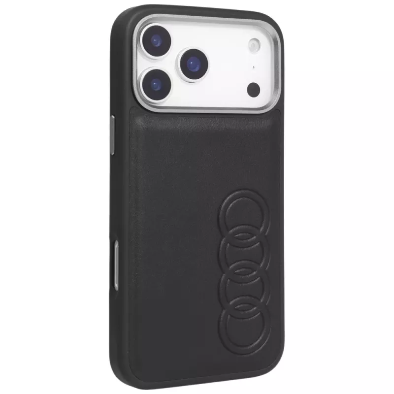Θήκη Audi TT συνθετικού δέρματος MagSafe για iPhone 17 Pro Max μαύρη