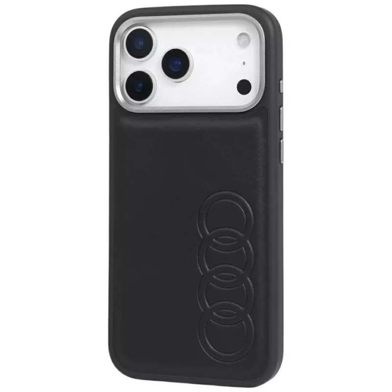 Θήκη Audi TT συνθετικού δέρματος MagSafe για iPhone 17 Pro Max μαύρη