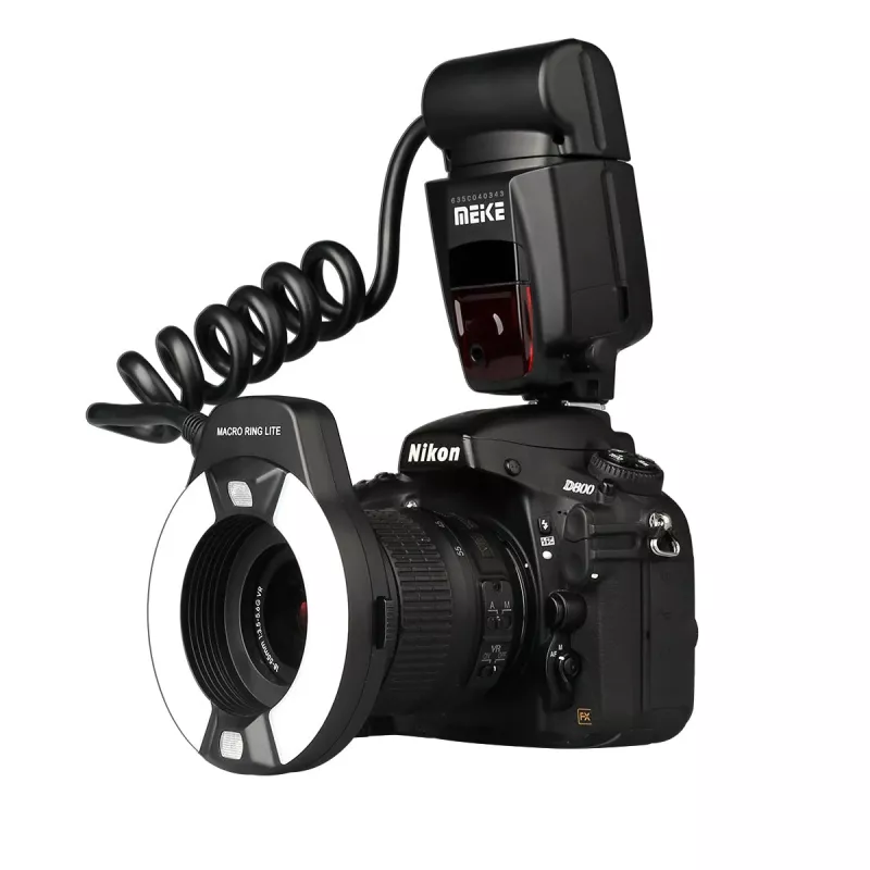 Meike MK-14EXT-C μακρο δακτυλιοειδές φλας για Canon E-TTL/E-TTL II