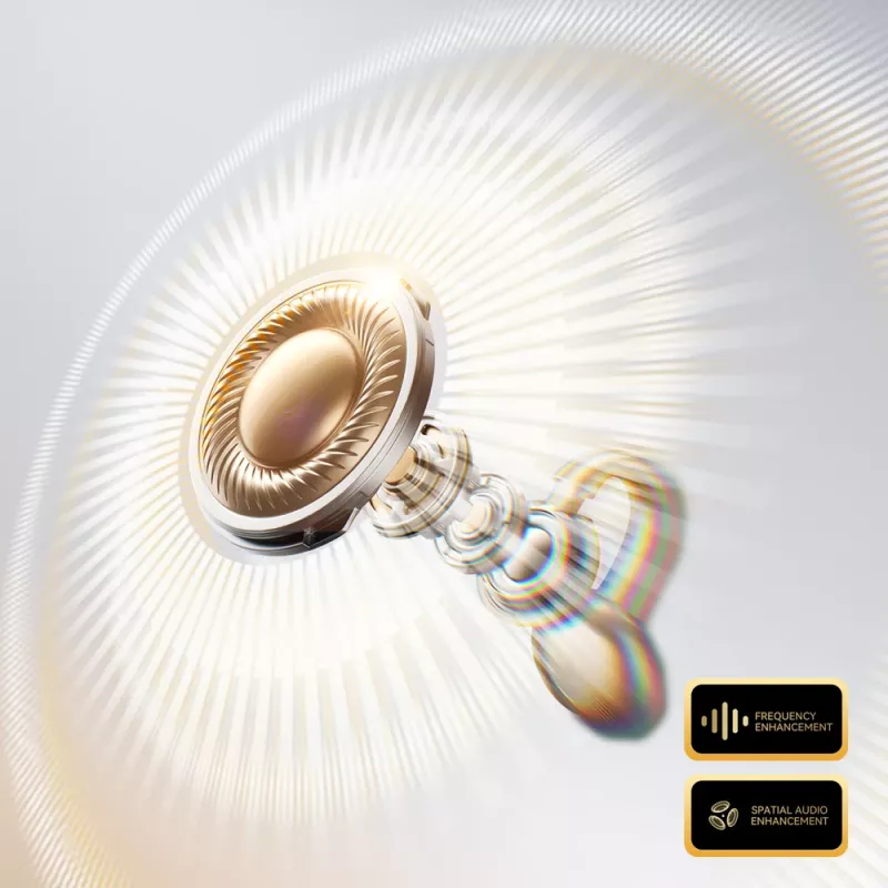 Joyroom Openfree JR-OE3 TWS Open-Ear ασύρματα earbuds - μαύρα