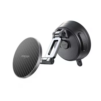 Joyroom JR-ZS51 Μαγνητική βάση κινητού αυτοκινήτου με βεντούζα για παρμπρίζ ή ταμπλό - Μαύρο