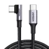 UGREEN USB-C σε USB-C Γωνιακό Καλώδιο US334 5A PD 100W 2m Μαύρο
