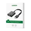 UGREEN Προσαρμογέας HDMI σε VGA MM103, 25cm, Μαύρο