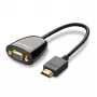 UGREEN Μετατροπέας HDMI σε VGA MM105, χωρίς Ήχο, Μαύρο