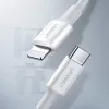 UGREEN US171 Καλώδιο USB-C σε Lightning 3A 0,25m Λευκό