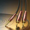 UGREEN Καλώδιο Ήχου 2x RCA (Cinch) σε 3,5 mm, 2 m, Μαύρο