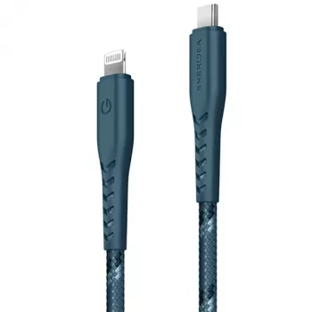 ENERGEA Nyloflex Καλώδιο USB-C σε Lightning Πιστοποιημένο MFi 1,5m Μπλε