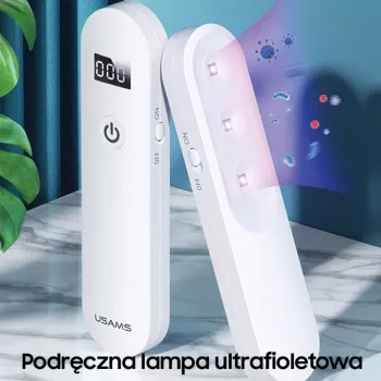 USAMS Mini UV-C φορητός αποστειρωτής λευκό ZB159XDD01 (US-ZB159)
