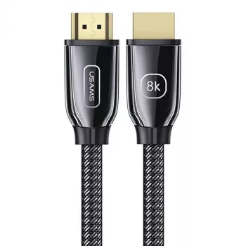 USAMS Καλώδιο HDMI 2.1 3m Ultra HD 8K 48Gbps Μαύρο SJ498HD01