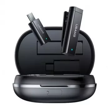 USAMS Ασύρματο Μικρόφωνο Lavalier ENC 2,4 GHz USB-C ZB243MKF01 (US-ZB243)